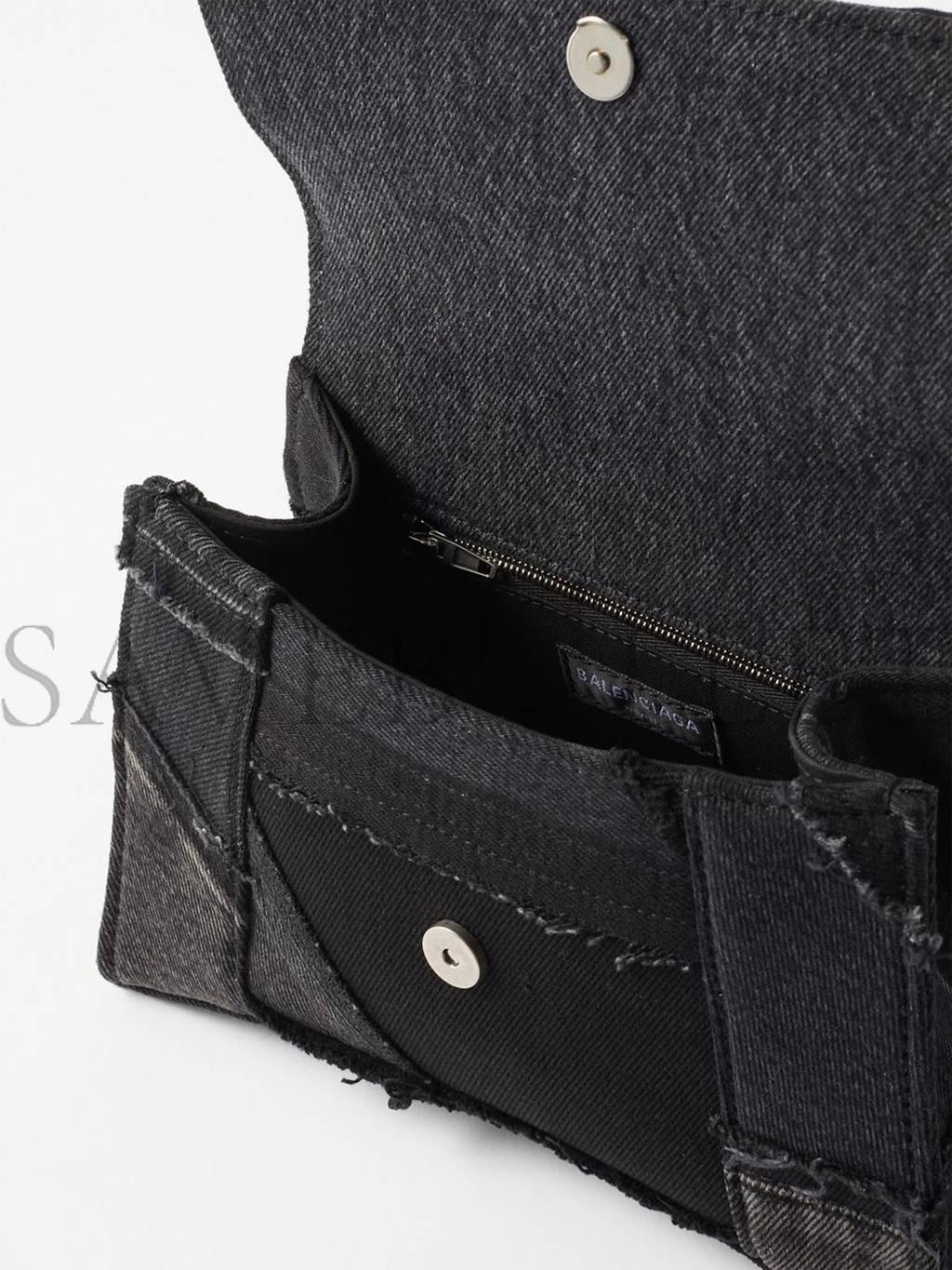 ba*len*cia*ga blue hourglass s embellished De*1m bag matchesfashion us (22.8*16.5*20cm)