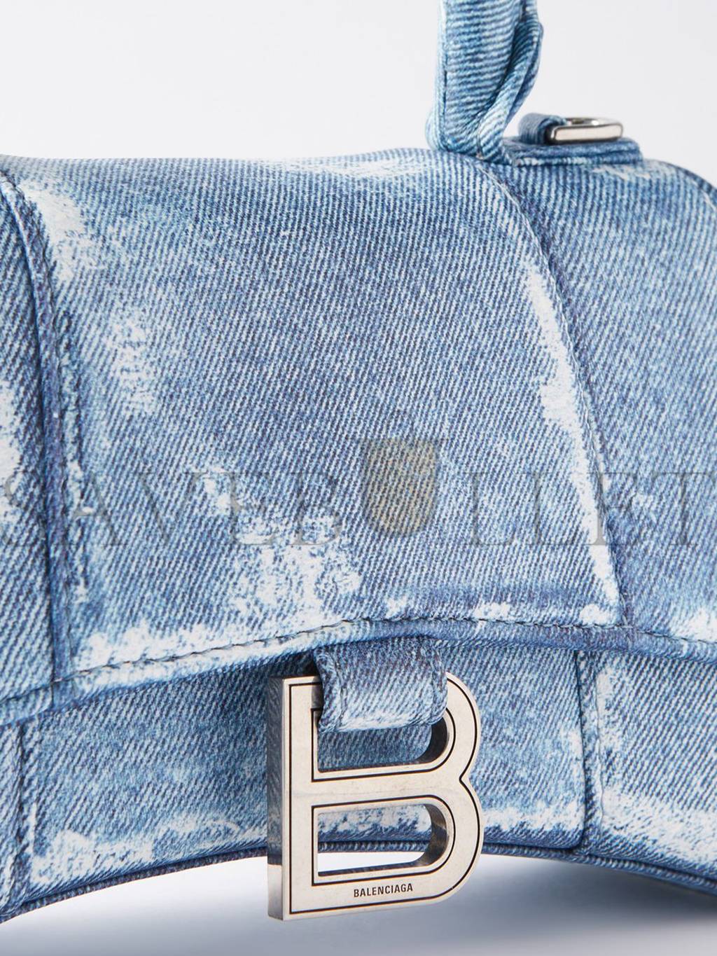 ba*len*cia*ga blue hourglass xs De*1m handbag matchesfashion us (19*12.1*7.6cm)