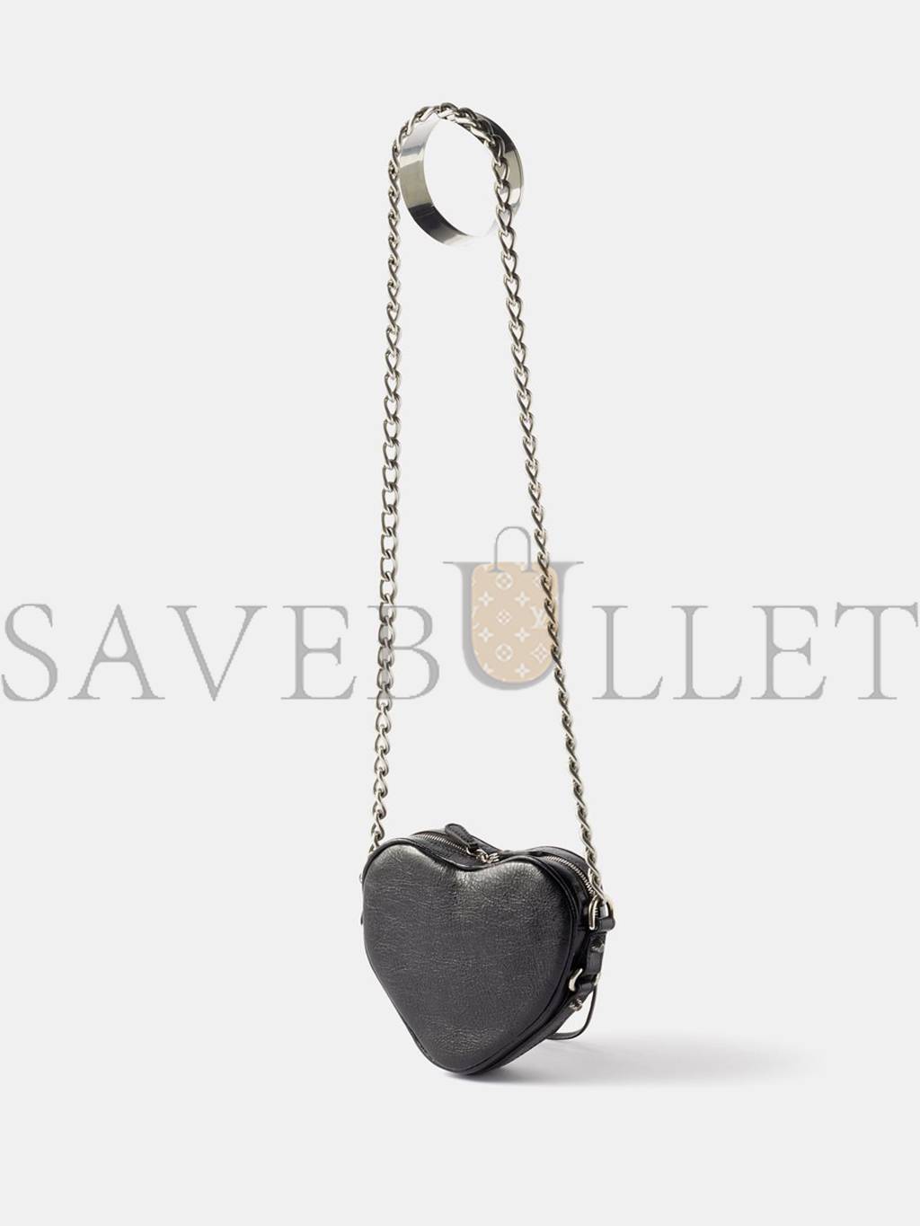 Ba*len*cia*ga black le cagole mini leather cross-body bag matchesfashion us (15.2*13.9*5cm)