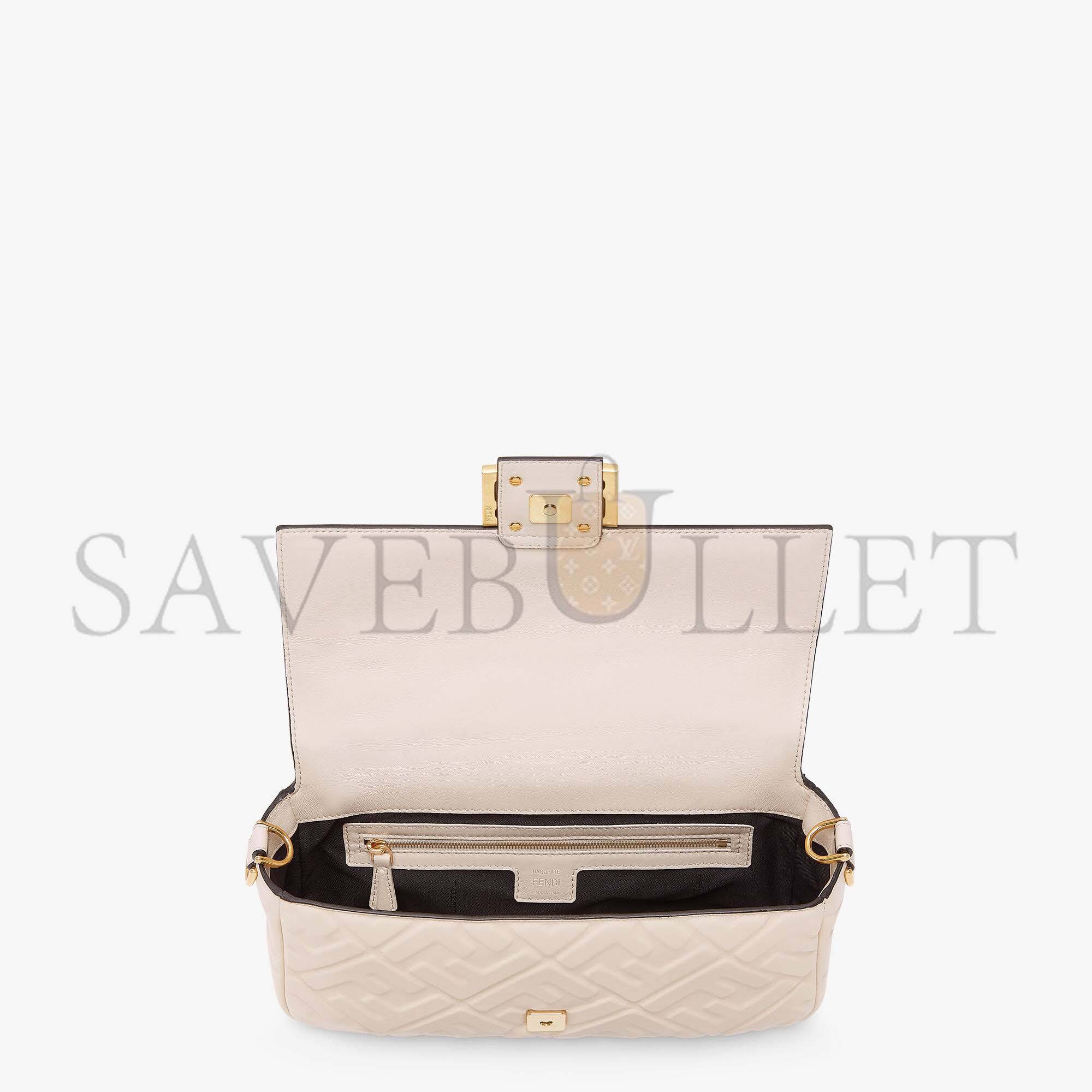 F**di baguette - pink leather bag 8br600a72vf191j (27*15*6cm)