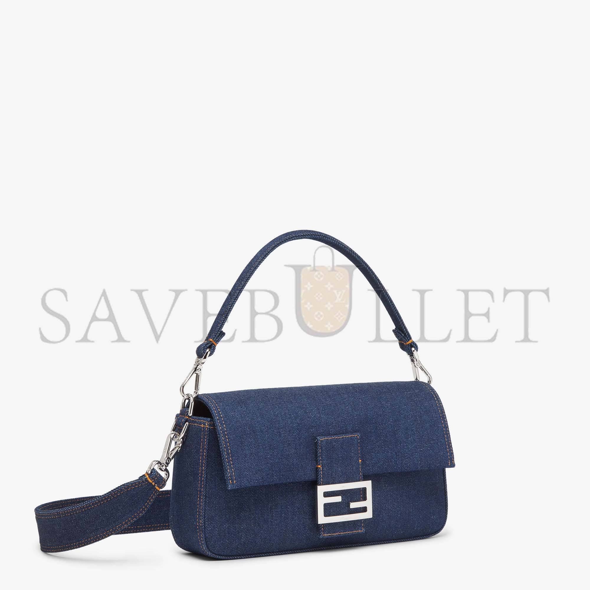 f**di baguette - re-edition bag in blue De*1m 8br600al9wf0kr1 (27*15*6cm)