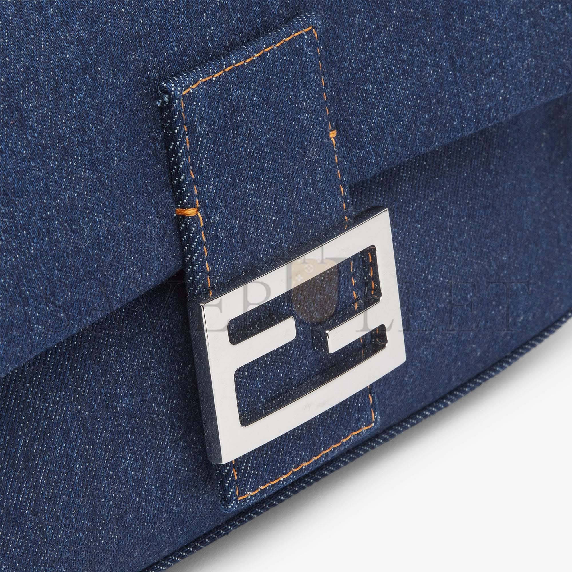 f**di baguette - re-edition bag in blue De*1m 8br600al9wf0kr1 (27*15*6cm)