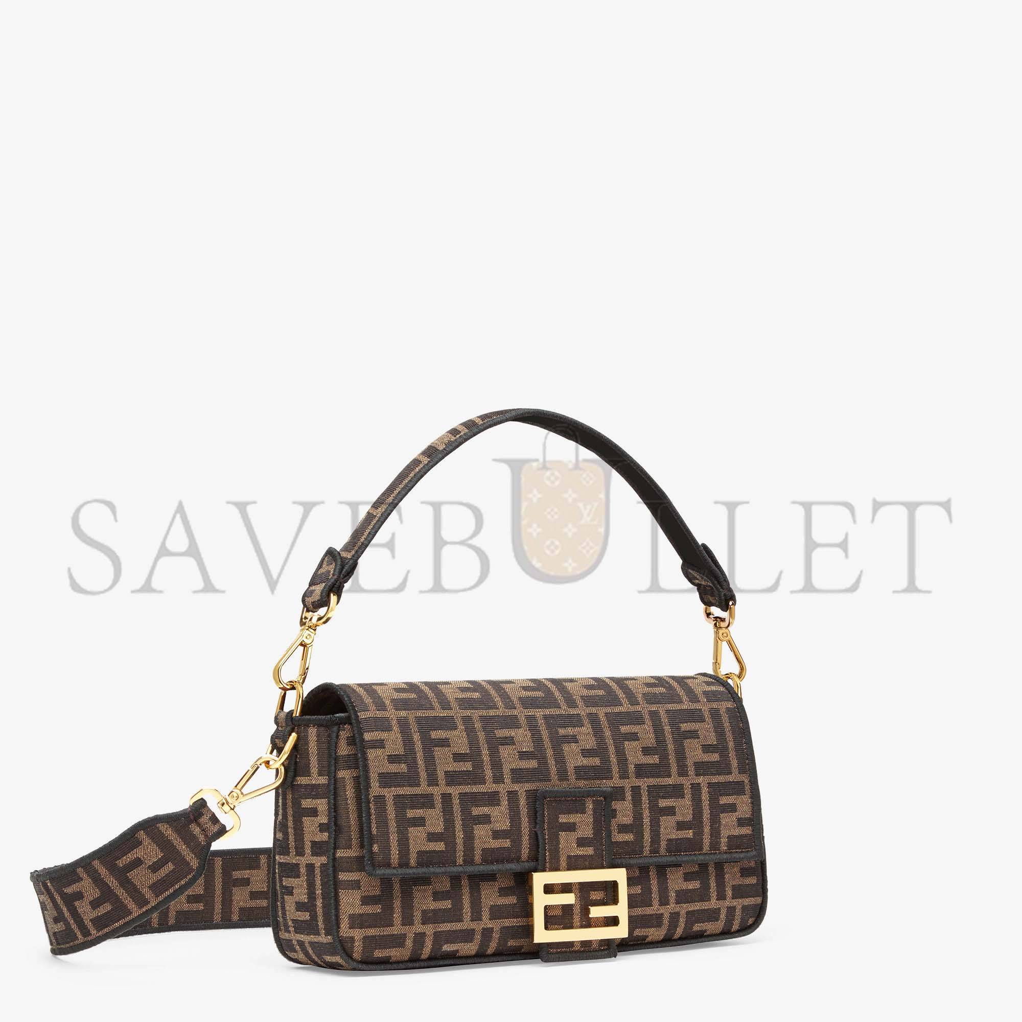 F**di baguette - jacquard ff fabric bag 8br600a6v5f17u4 (27*15*6cm)