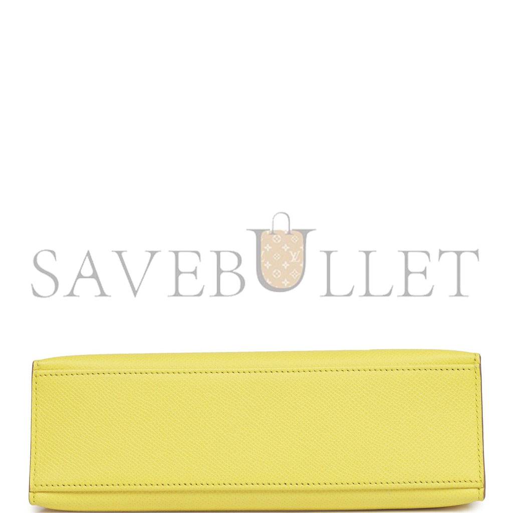 H**mes kelly pochette soufre epsom gold hardware (22*12*13cm)