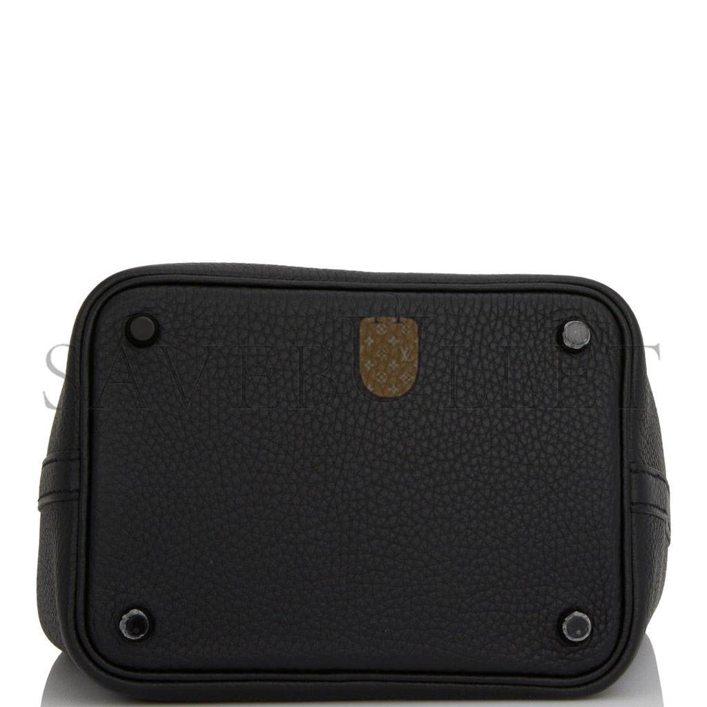 h**mes monoCh*0me picotin 18 black clemence black hardware (18*12*19cm)