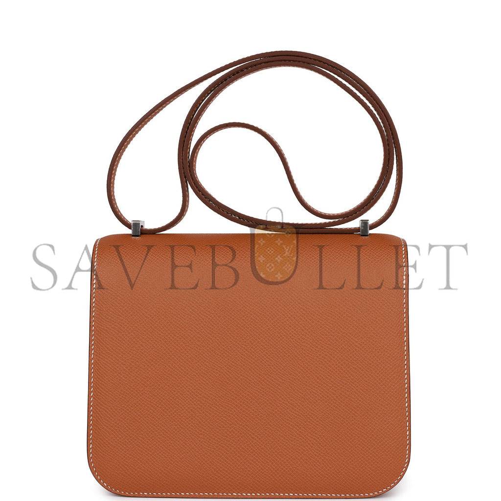 H**mes constance 18 gold epsom palladium hardware (18cm)