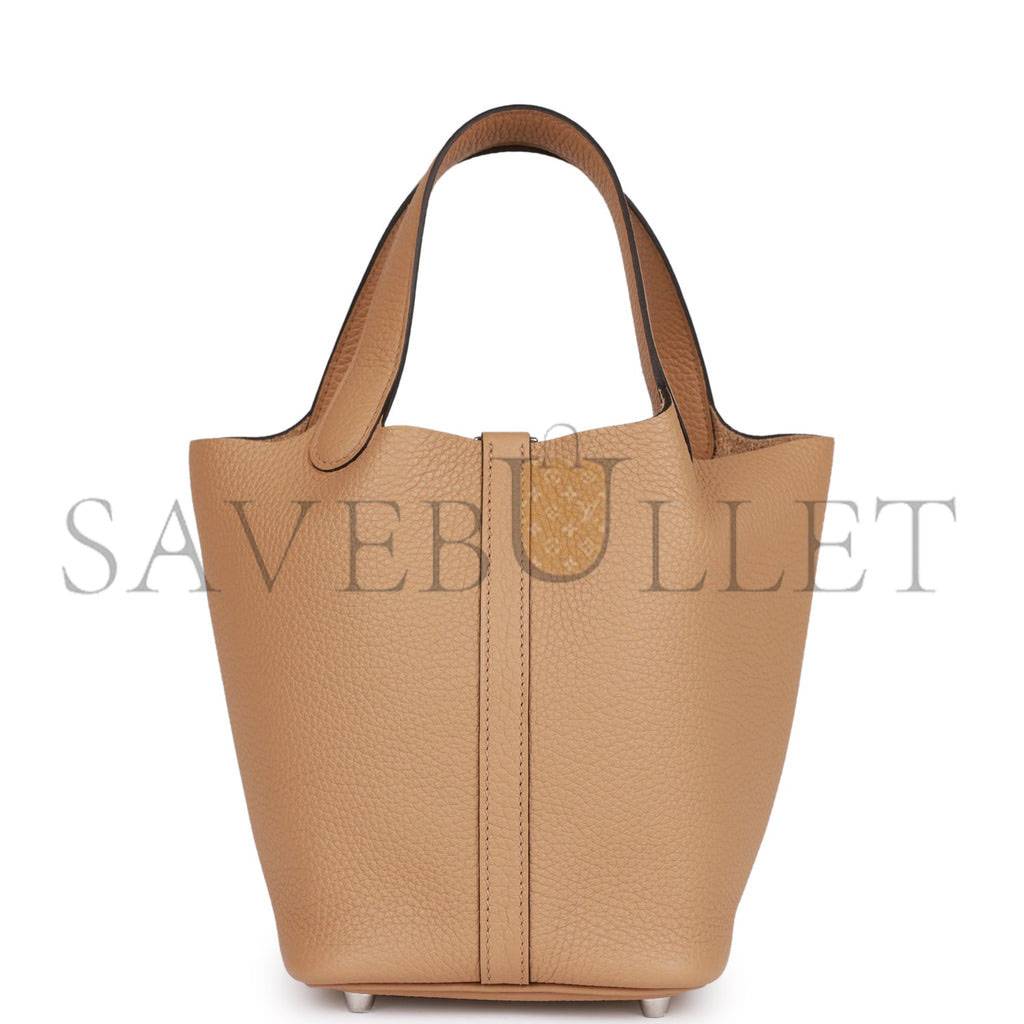 H**mes picotin lock 18 chai clemence palladium hardware (18*13*18cm)