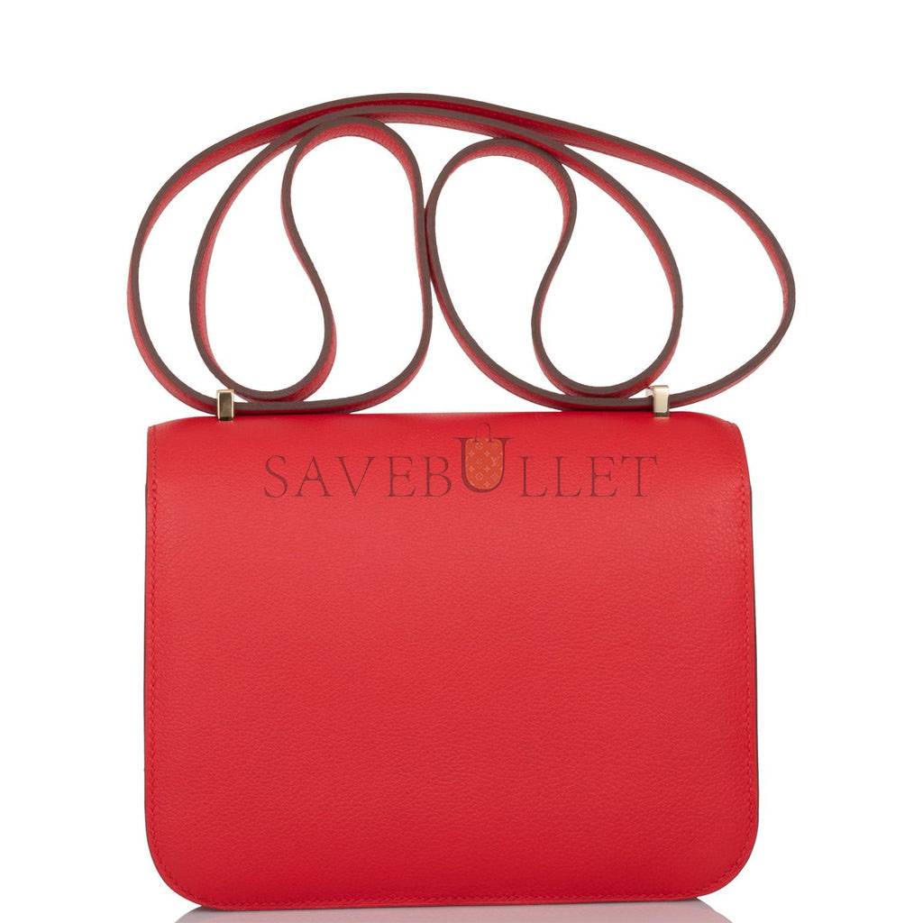 H**mes constance 18 rouge de coeur verso evercolor permabrass hardware 39579900215390 (18cm)