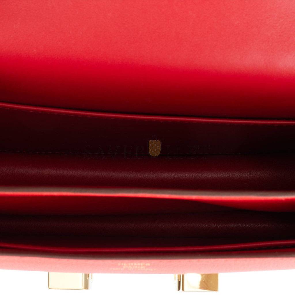 H**mes constance 18 rouge de coeur verso evercolor permabrass hardware 39579900215390 (18cm)