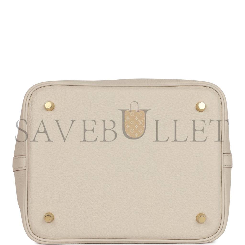 H**mes picotin lock 22 beton clemence gold hardware (22*21*18cm)
