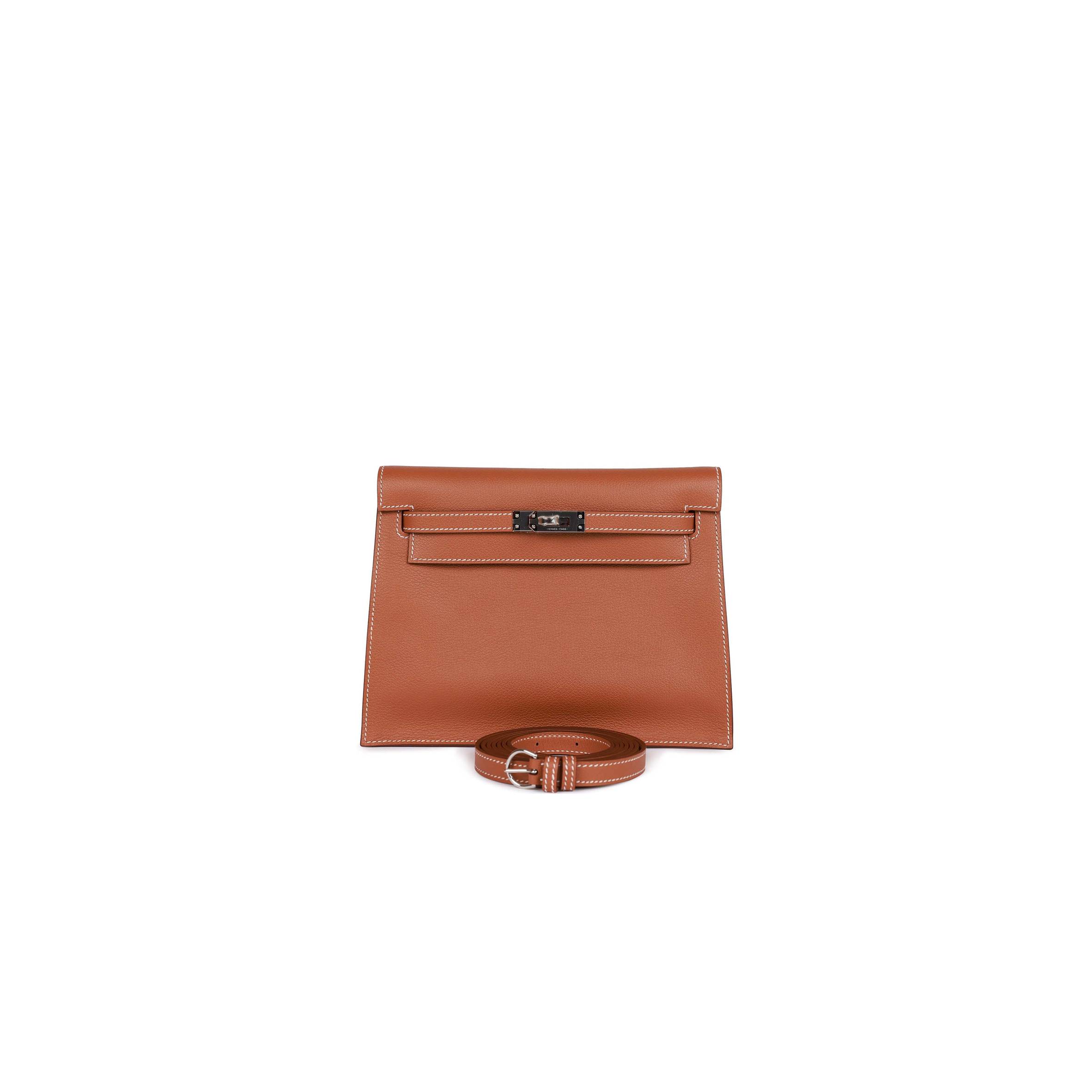 H**mes kelly danse gold evercolor palladium hardware (22*16*7cm)