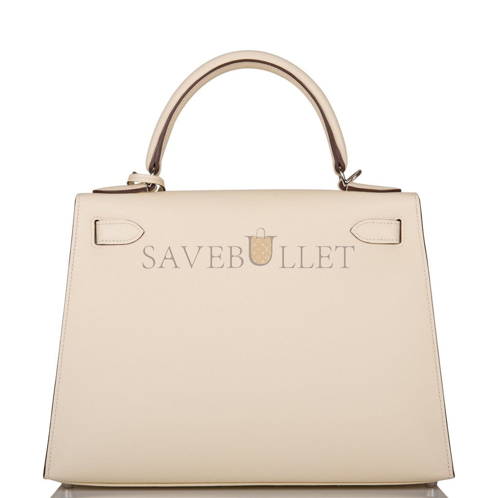H**mes kelly sellier 28 nata verso epsom palladium hardware (28*22*10cm)