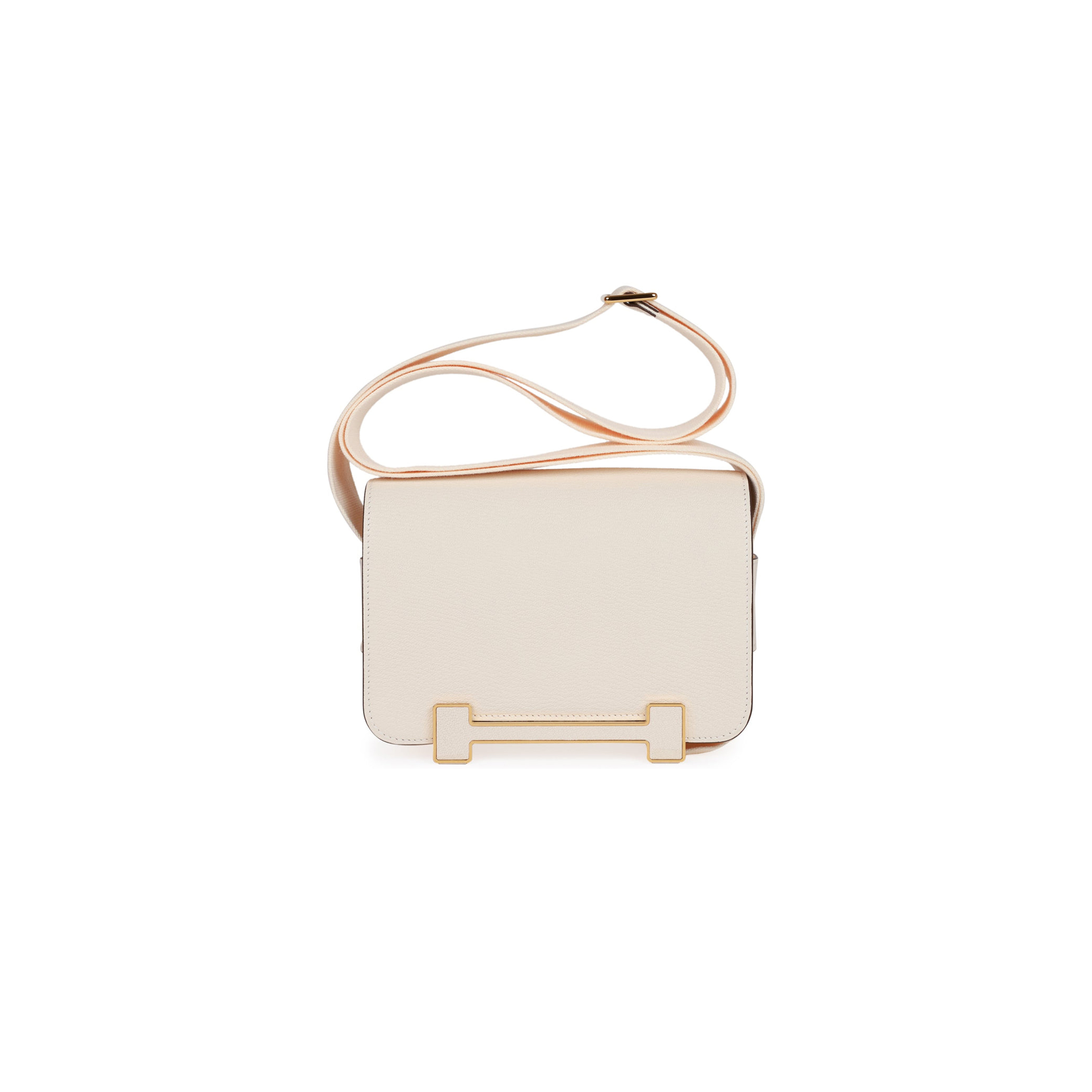 H**mes geta nata chevre gold hardware (20.3*14*6.4cm)