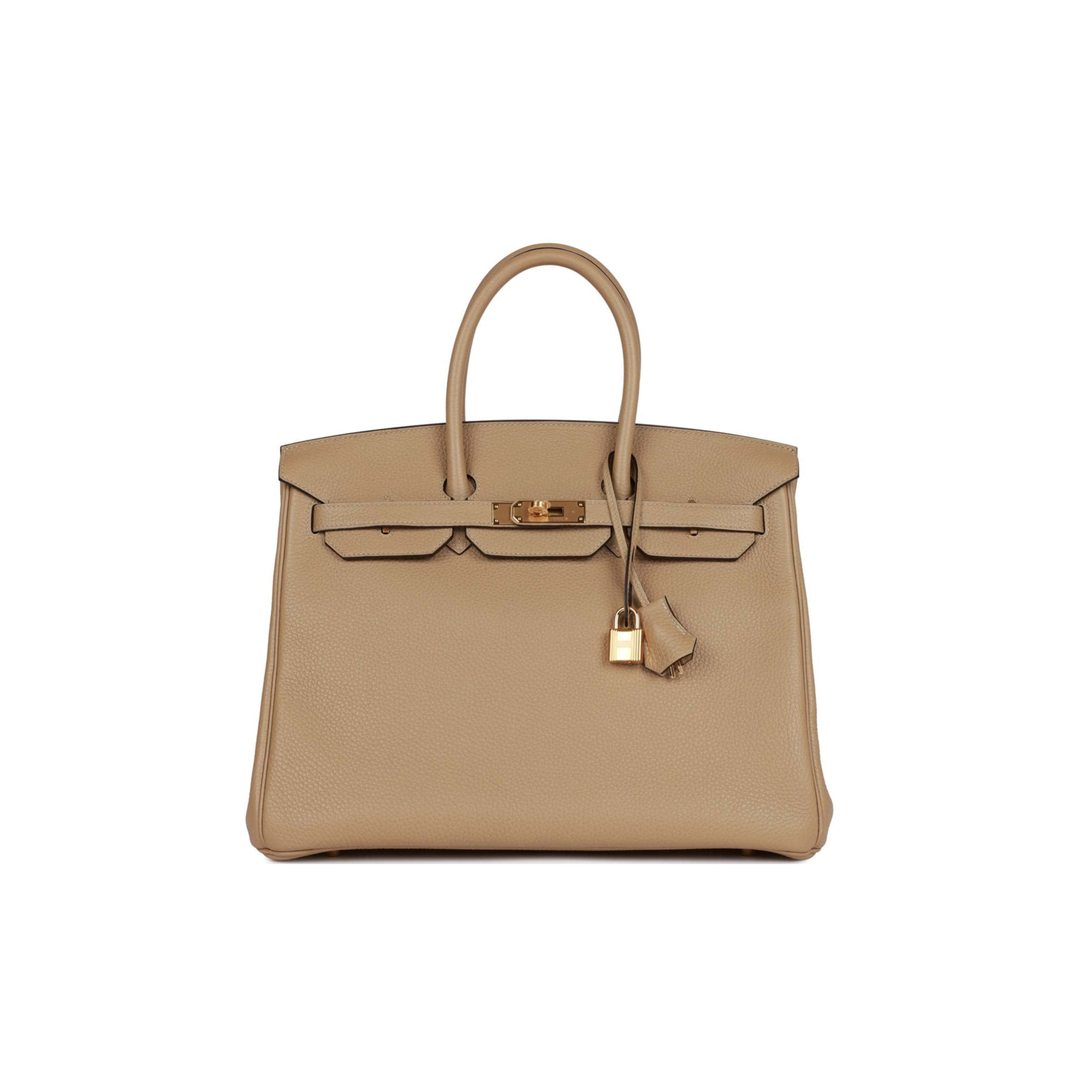 H**mes birkin 35 trench clemence gold hardware 39867966652510 (35cm)