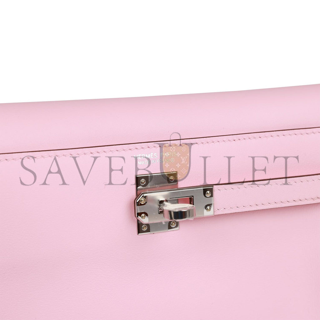 H**mes kelly danse rose sakura swift palladium hardware (22*16*7cm)