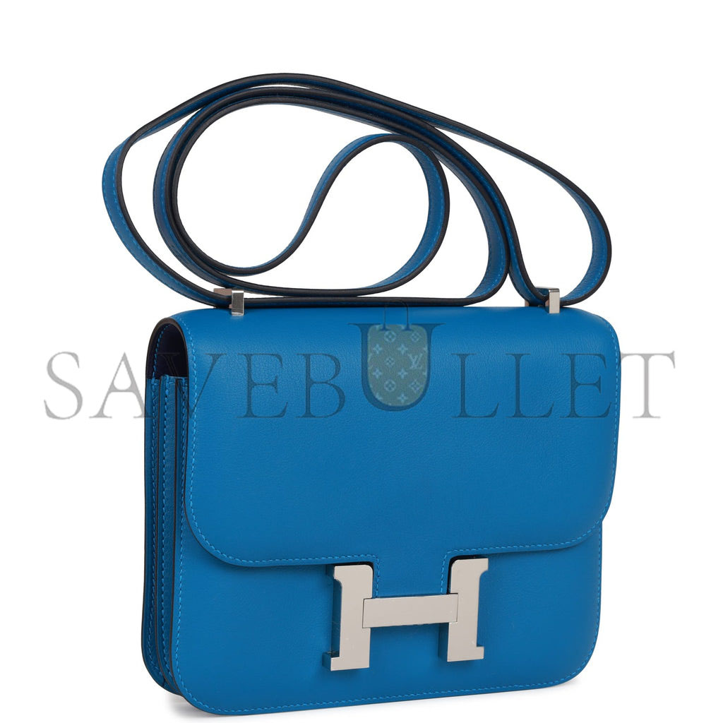 H**mes constance 18 mykonos verso evercolor palladium hardware (18cm)