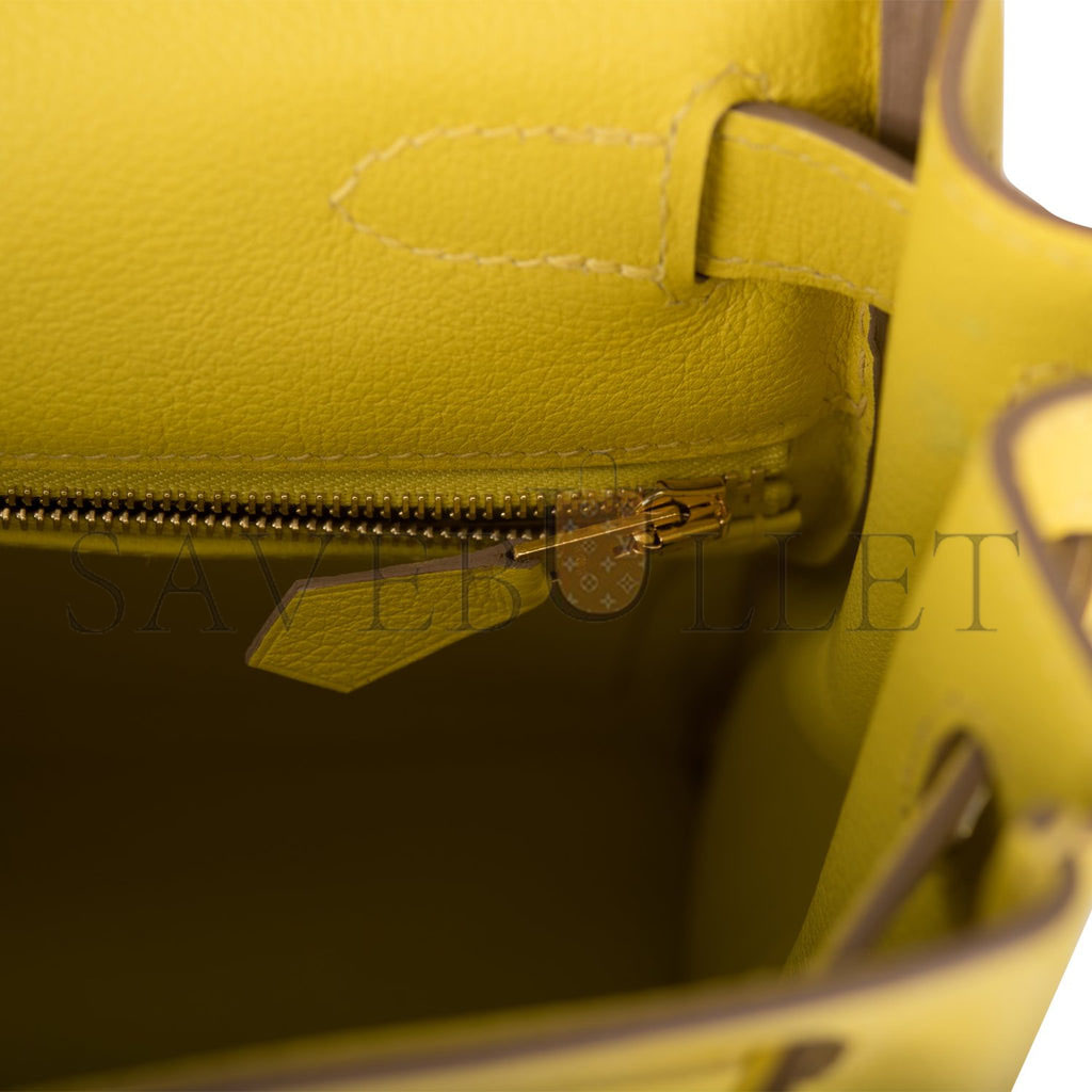 H**mes kelly retourne 28 lime evercolor gold hardware (28*22*10cm)