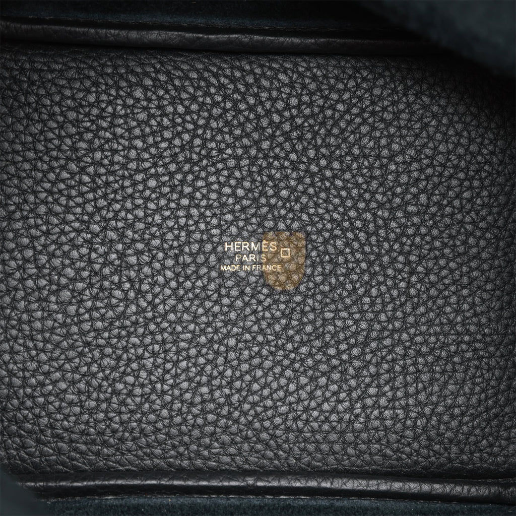 H**mes picotin lock 18 black matte alligator and clemence touch gold hardware (18*13*18cm)