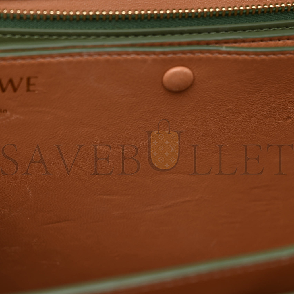 l*ew* silk calfskin goya bag avocado (22*15*7cm)
