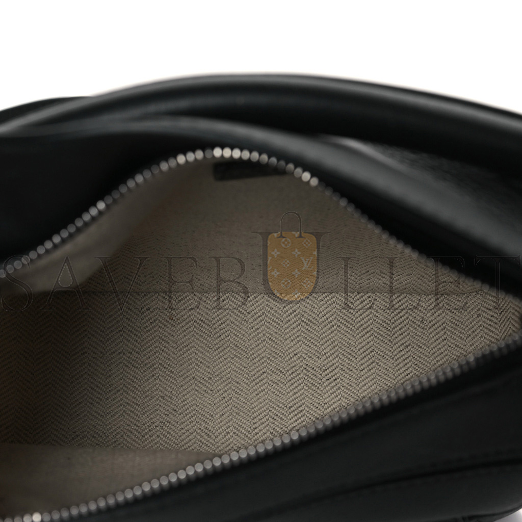 l*ew* calfskin mini puzzle bag black (18*12.5*8cm)