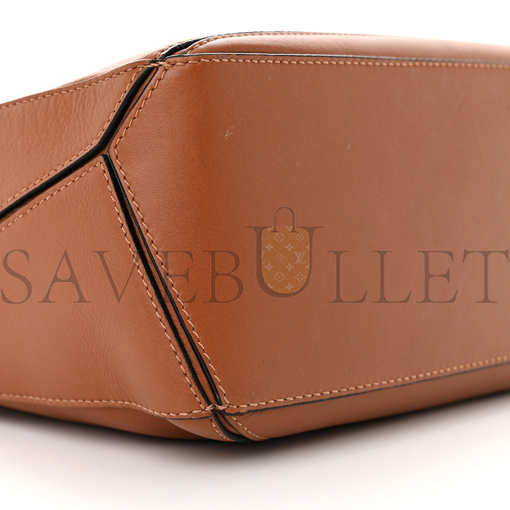 l*ew* calfskin small puzzle bag tan (24*16.5*10.5cm)