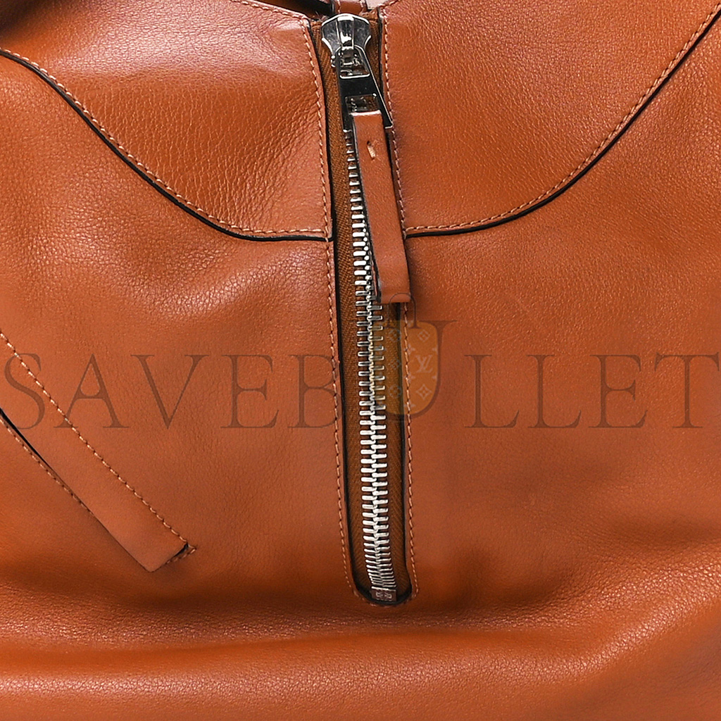 l*ew* calfskin medium hammock shoulder bag tan (34*28*17cm)