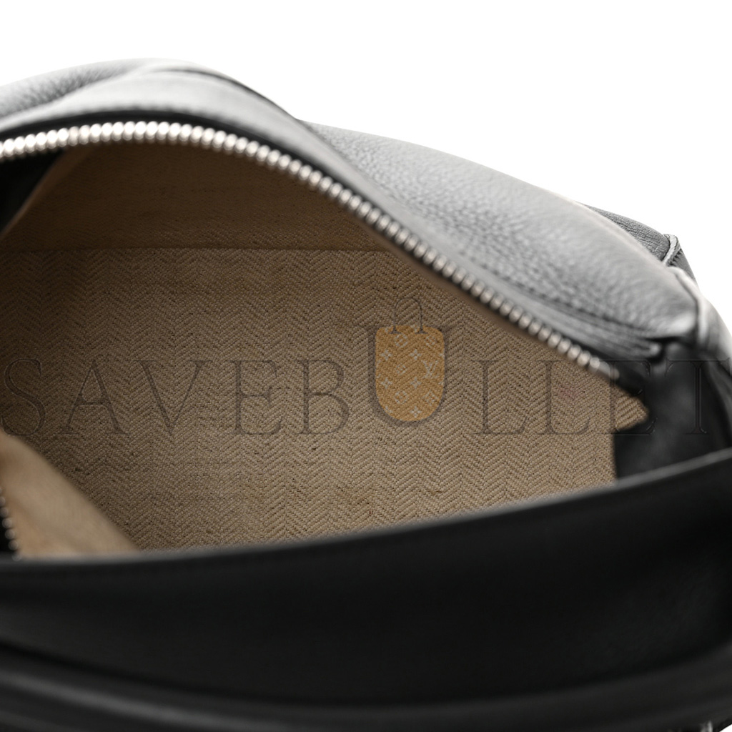 l*ew* calfskin medium puzzle bag black (24*16.5*10.5cm)