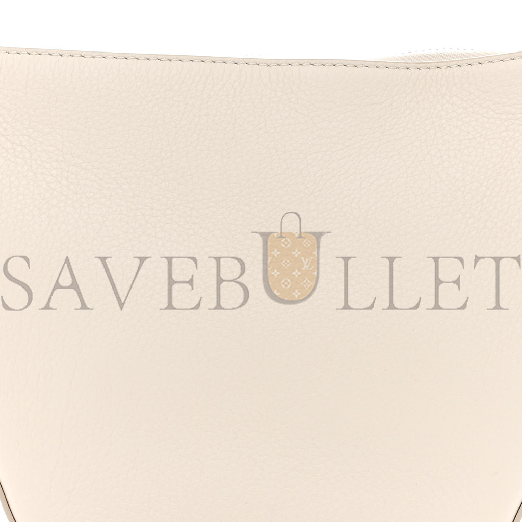 l*ew* calfskin mini hammock hobo soft white (17*17*10cm)
