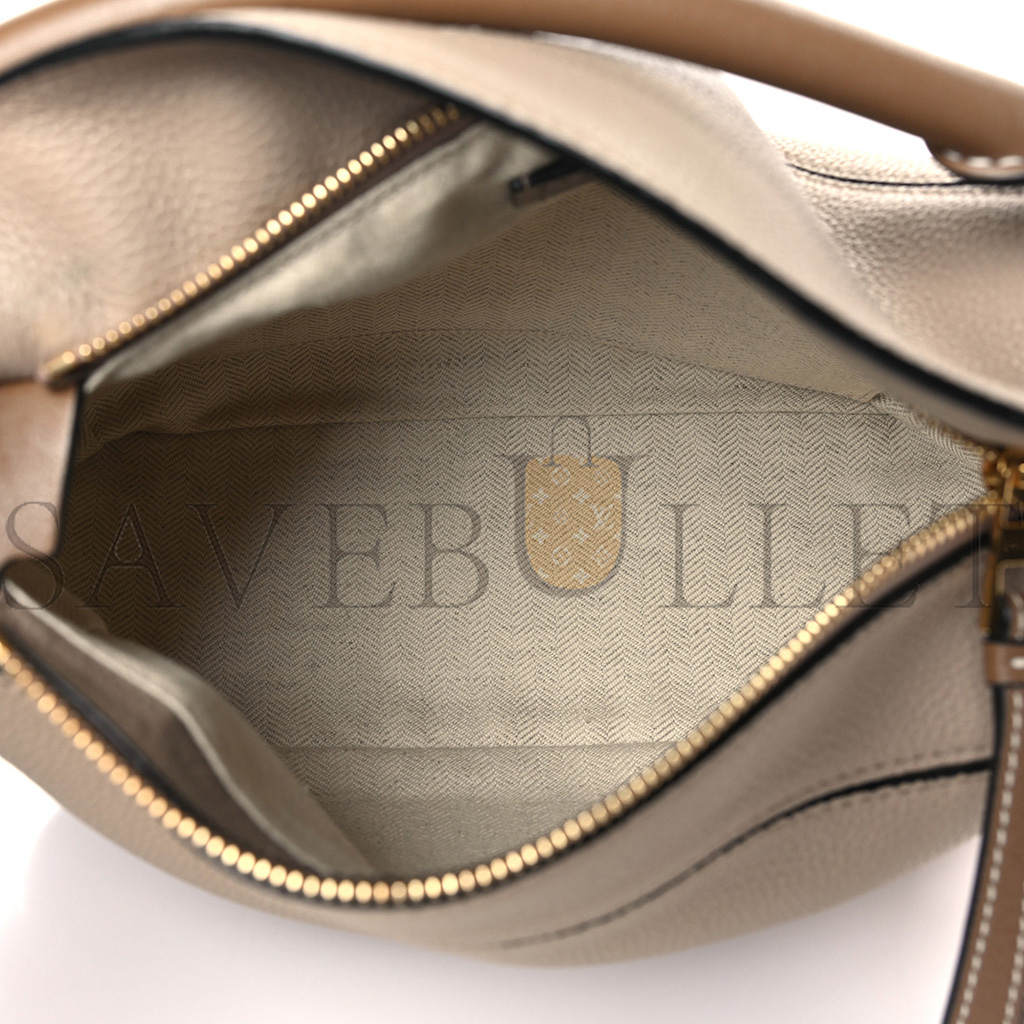 l*ew* grained calfskin small puzzle bag sand mink (24*16.5*10.5cm)