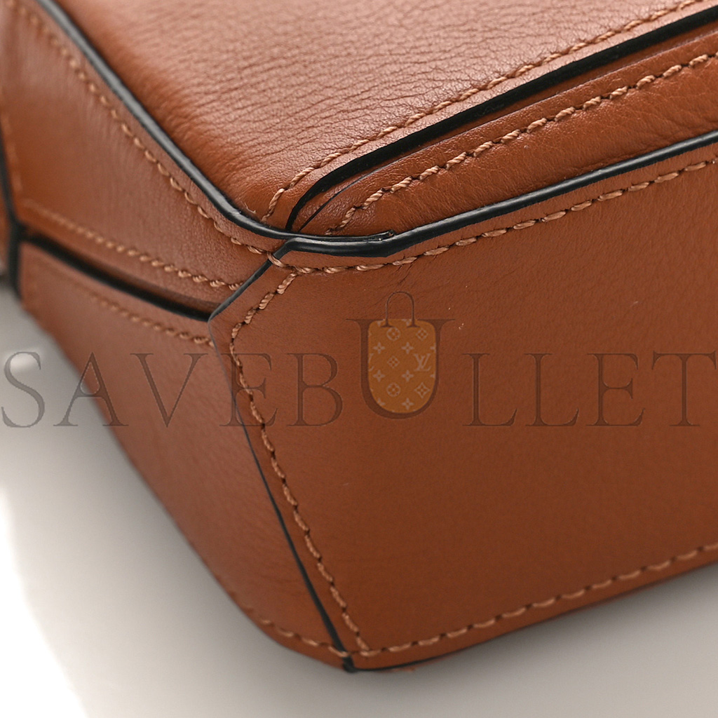 l*ew* calfskin nano puzzle bag tan (13*10*6cm)