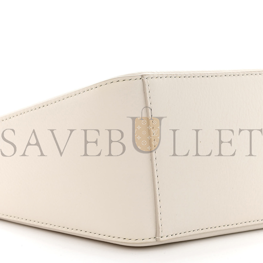 l*ew* calfskin mini hammock hobo soft white (17*17*10cm)