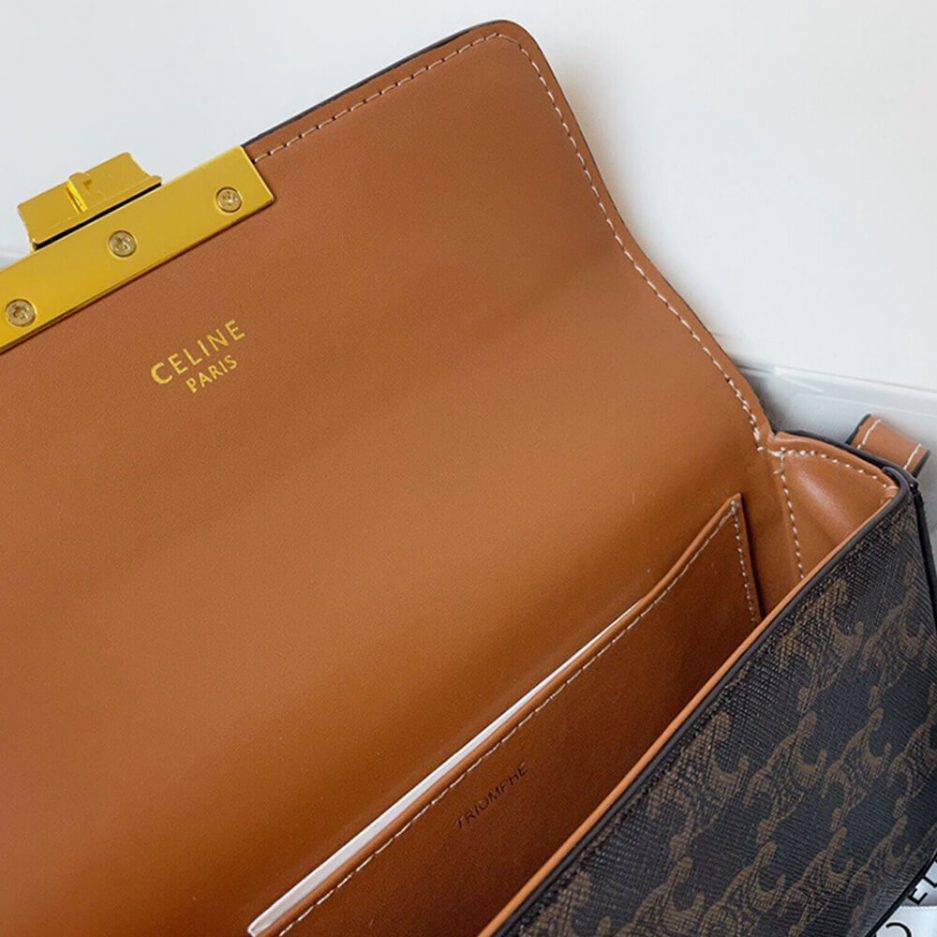 Ce**e triomphe shoulder bag 194142cuz.04lu (20*10*4cm)