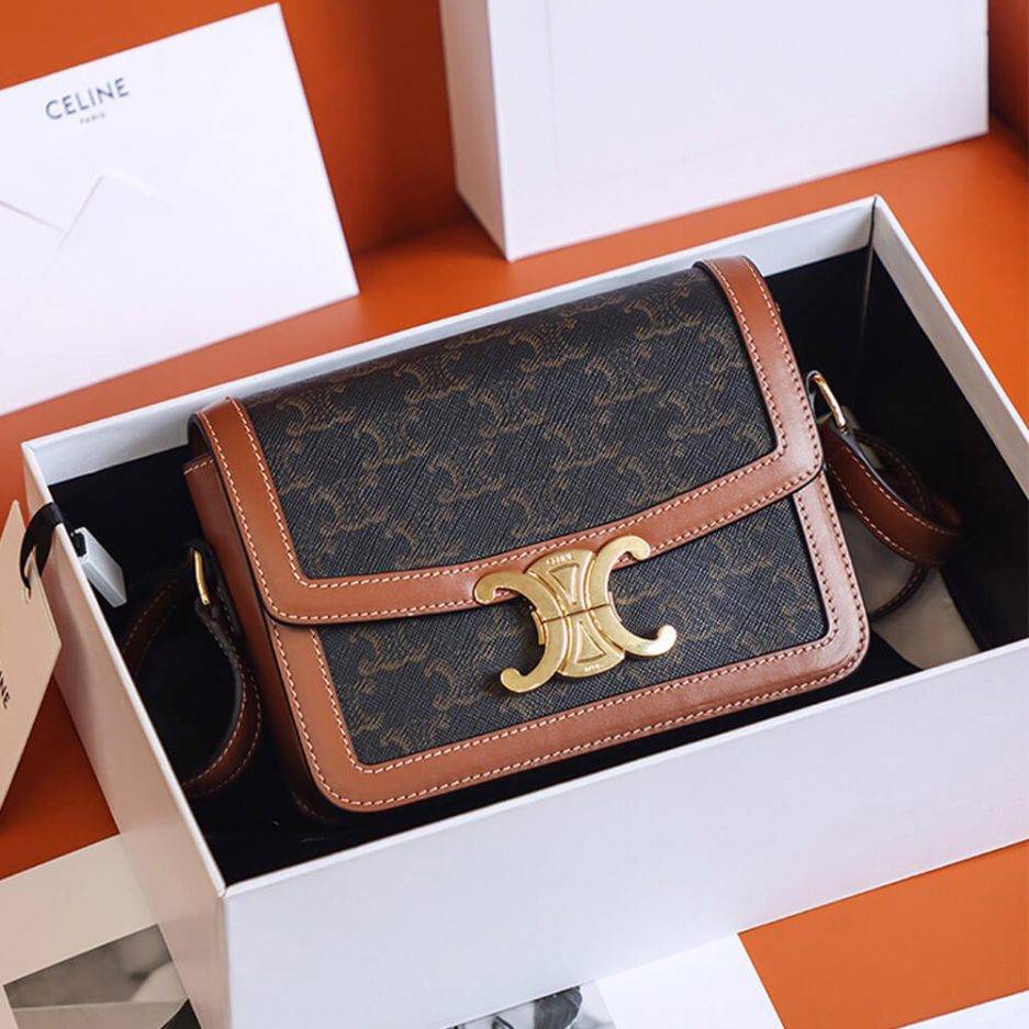 Ce**e teen triomphe bag 188882bz4.04lu (18.5*14*6cm)