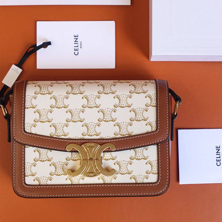 Ce**e teen triomphe bag 188882bz4.01bc (18.5*14*6cm)