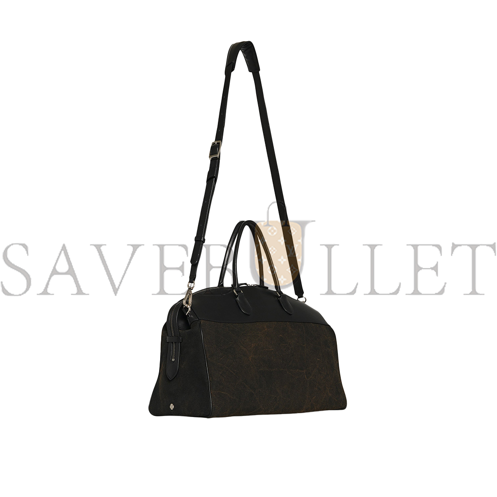 t*e r*w george duffle in leather and De*1m blackblack w1630l52w763bblcs (43*30*18cm)