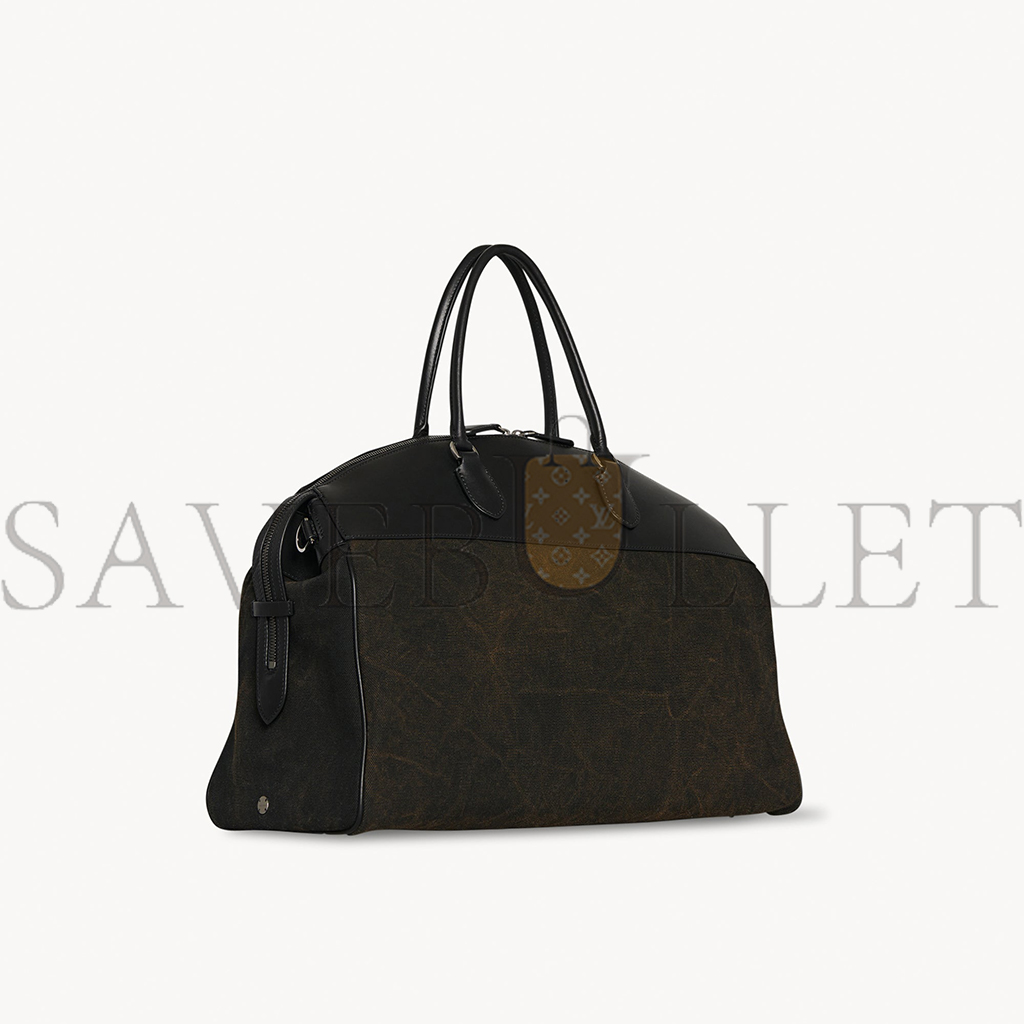 t*e r*w george duffle in leather and De*1m blackblack w1630l52w763bblcs (43*30*18cm)