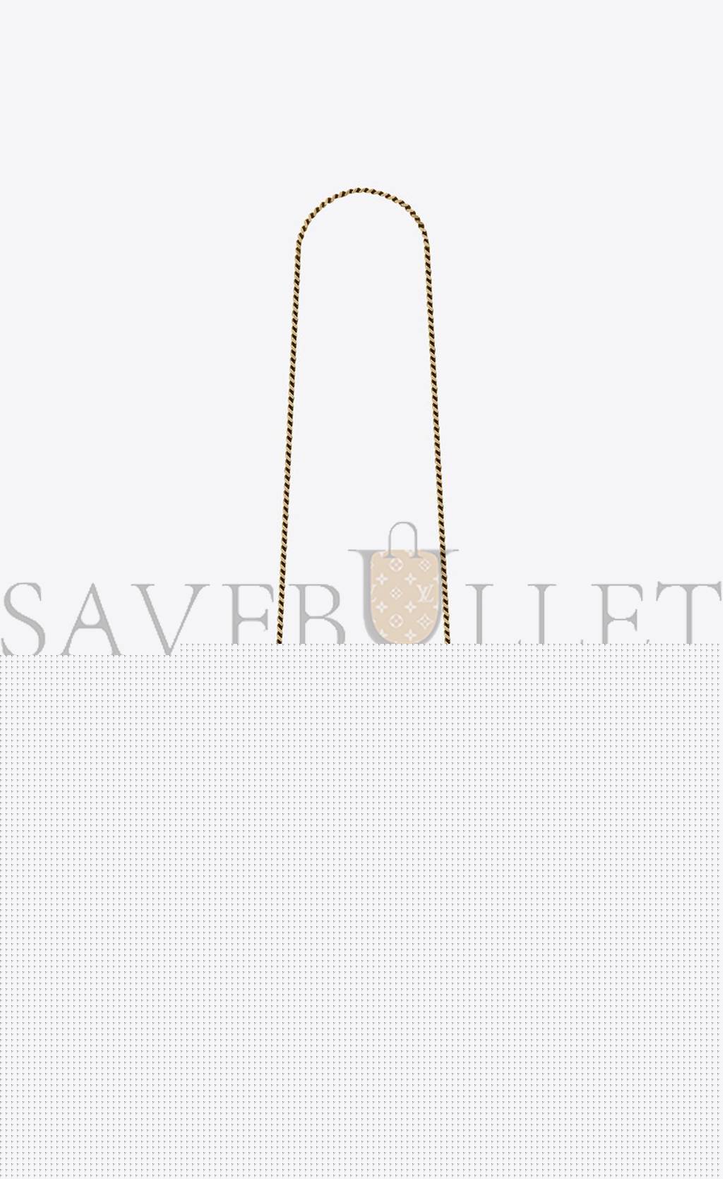 Y*L kate small chain bag with tassel in crocodile-embossed shiny leather 474366dnd0j9207 (20*12.5*5cm)