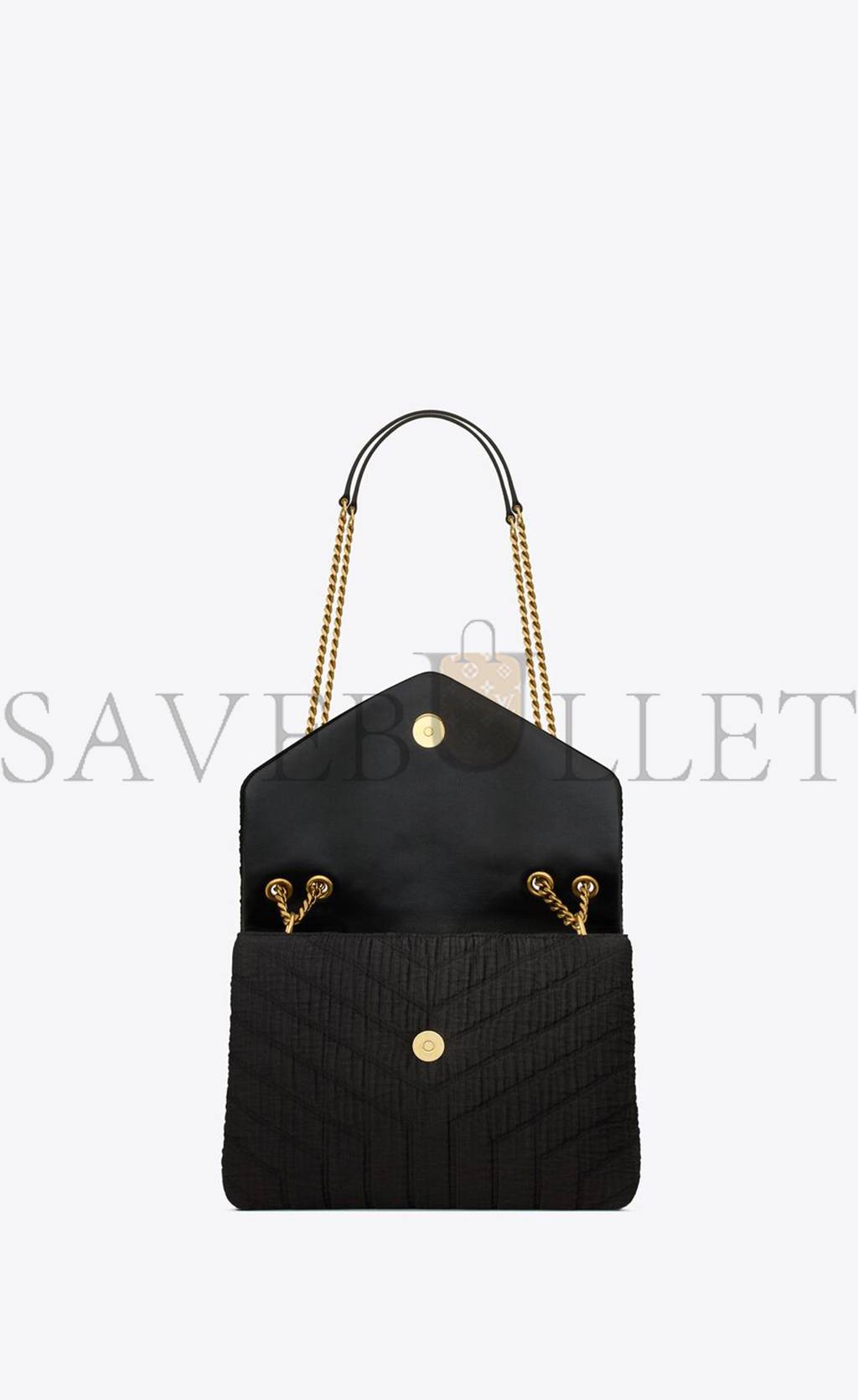 Y*L loulou small in quilted "y" cotton 494699fabq91000 (23*17*9cm)