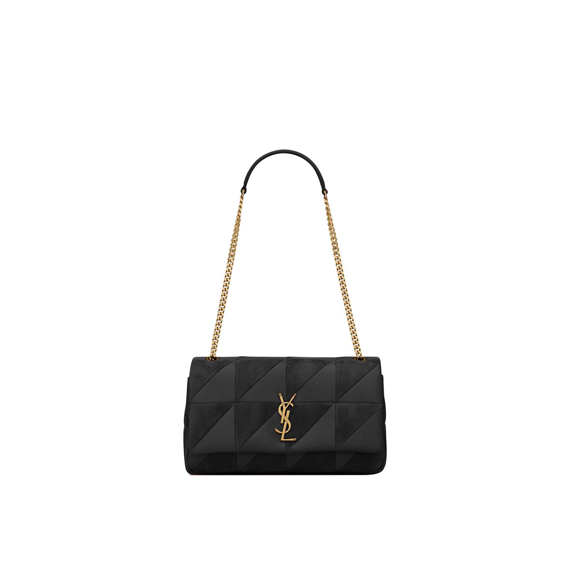 Y*L jamie medium chain bag in lambskin and suede 515821copp71000 (25*15*7.5cm)