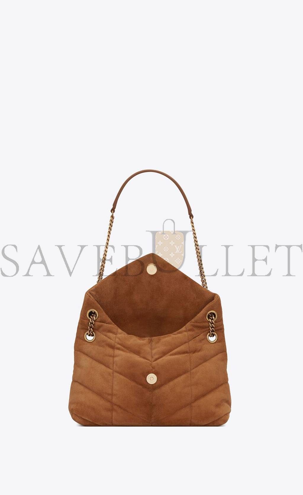 Y*L puffer small chain bag in quilted suede 5774761u8377761 (29*17*11cm)