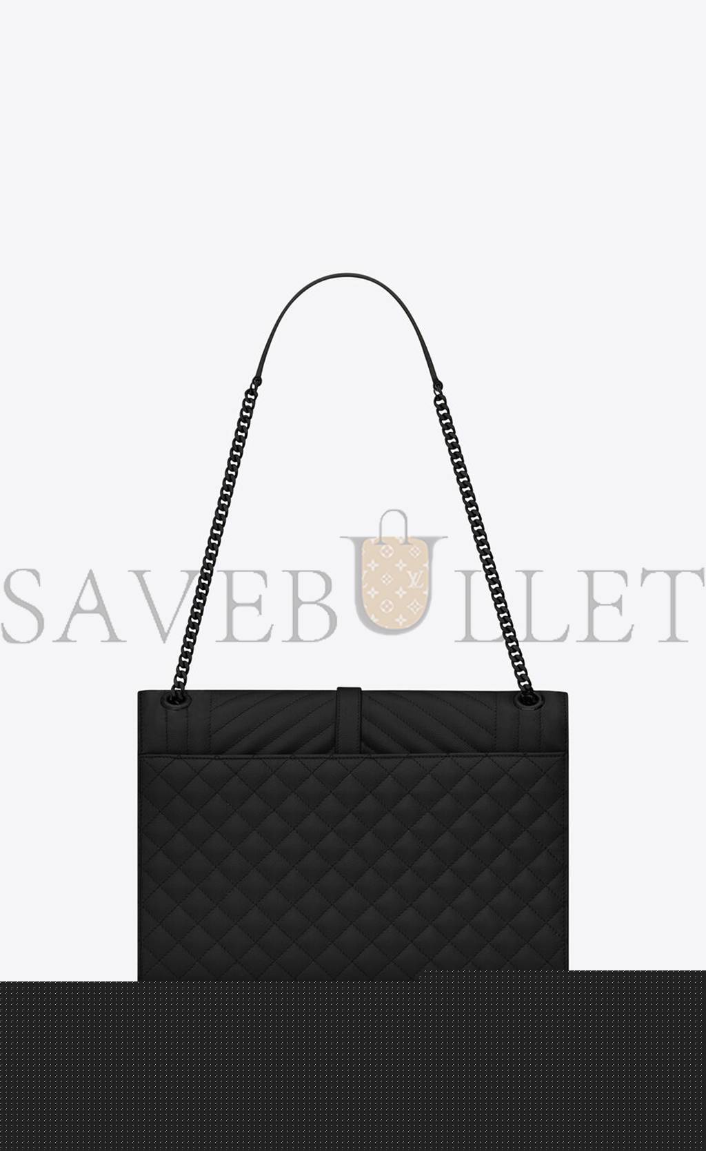 Y*L envelope large bag in mix matelass&eacute; grain de poudre embossed leather 600166bow981000 (31*22*7.5cm)