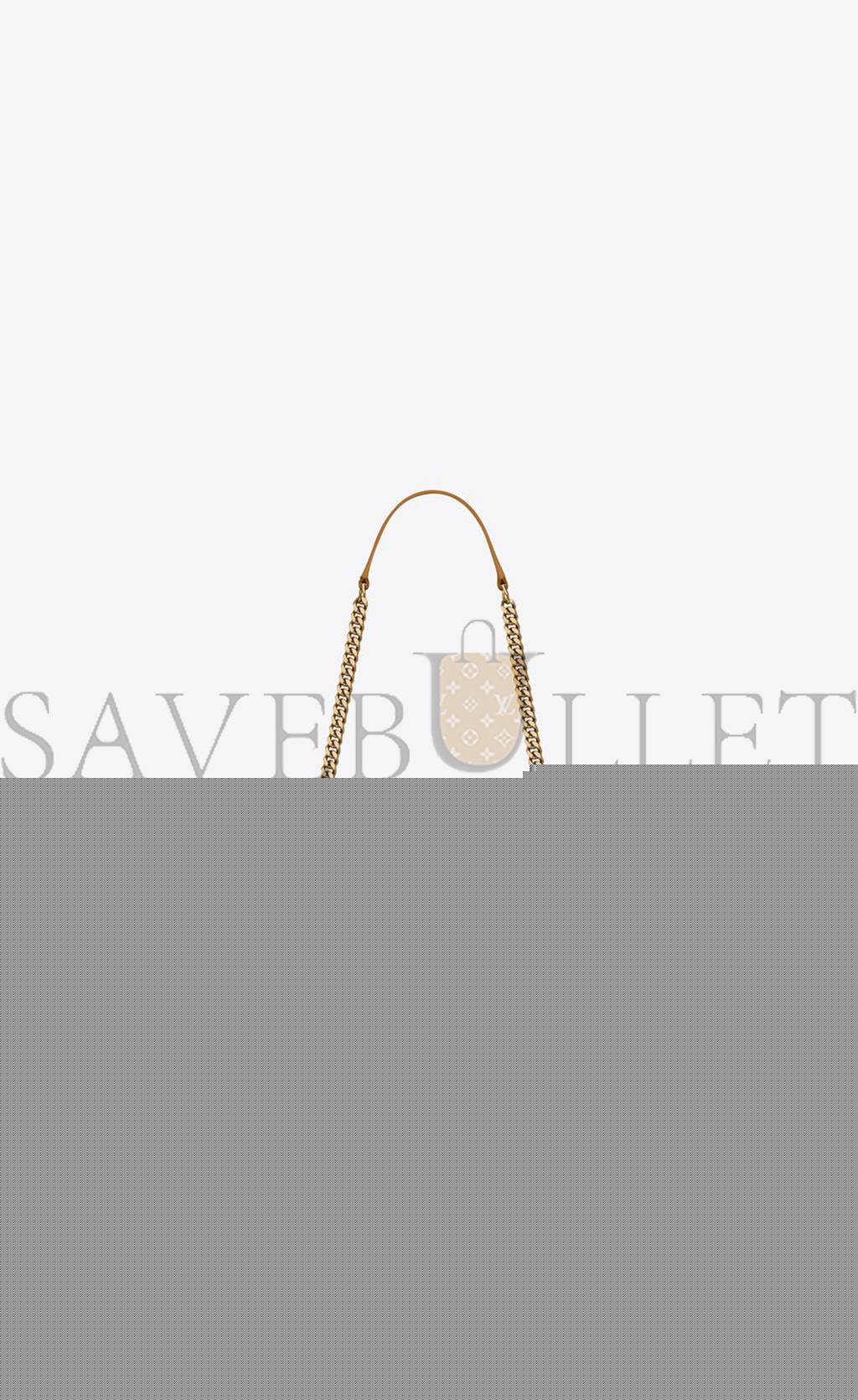 Y*L envelope medium chain bag in mix matelass&eacute; grain de poudre embossed leather 600185bow912516 (24*17.5*6cm)