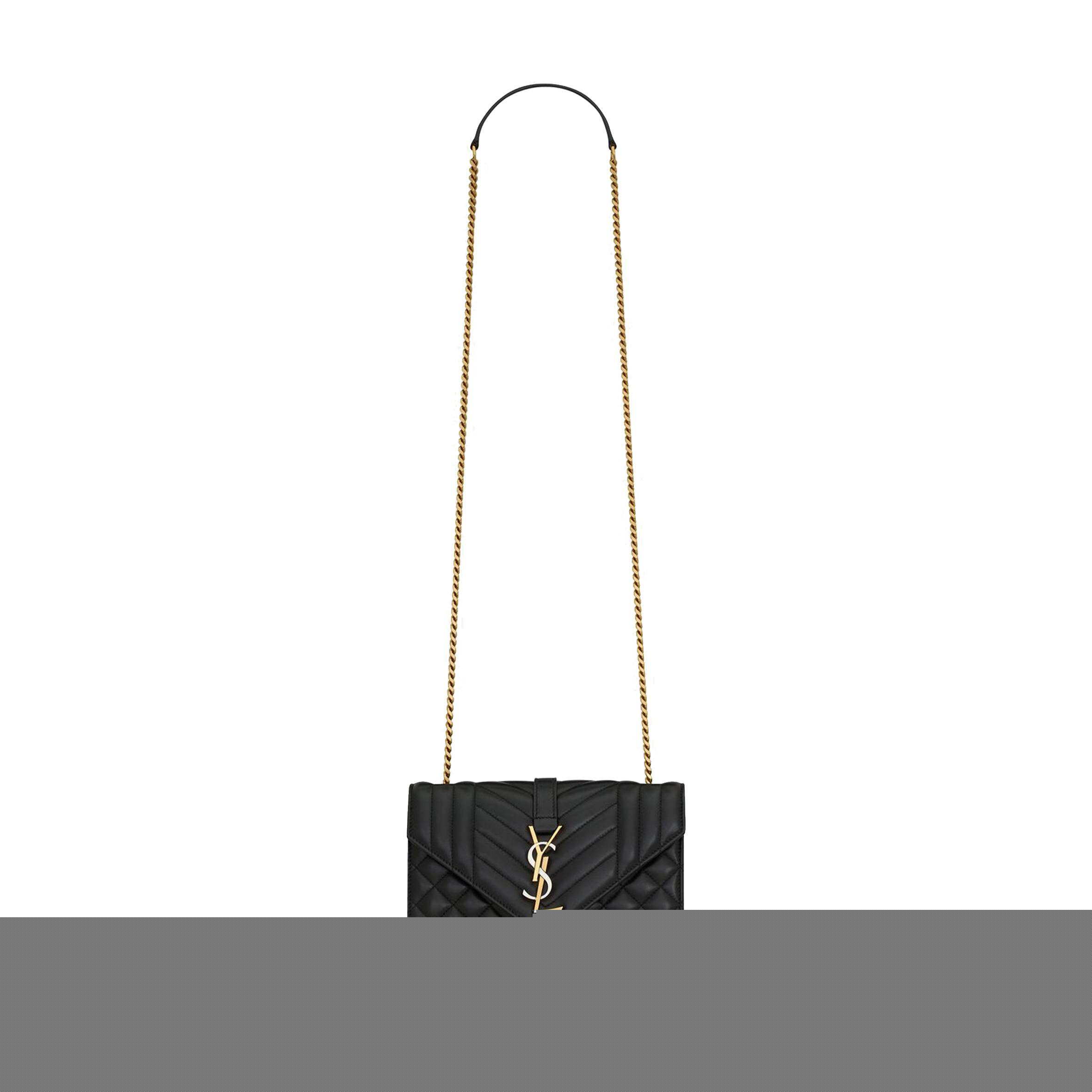 Y*L small envelope in mix matelass&eacute; leather 600195aabzo1025 (21*13*6cm)