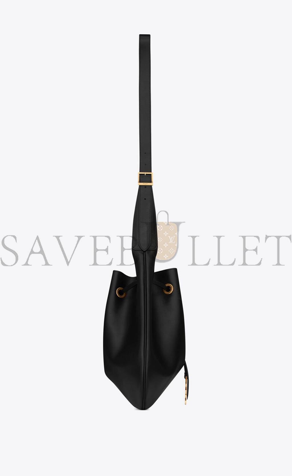 Y*L paris vii large flat hobo bag in smooth leather 697941aaamd1000 (44*33*2cm)