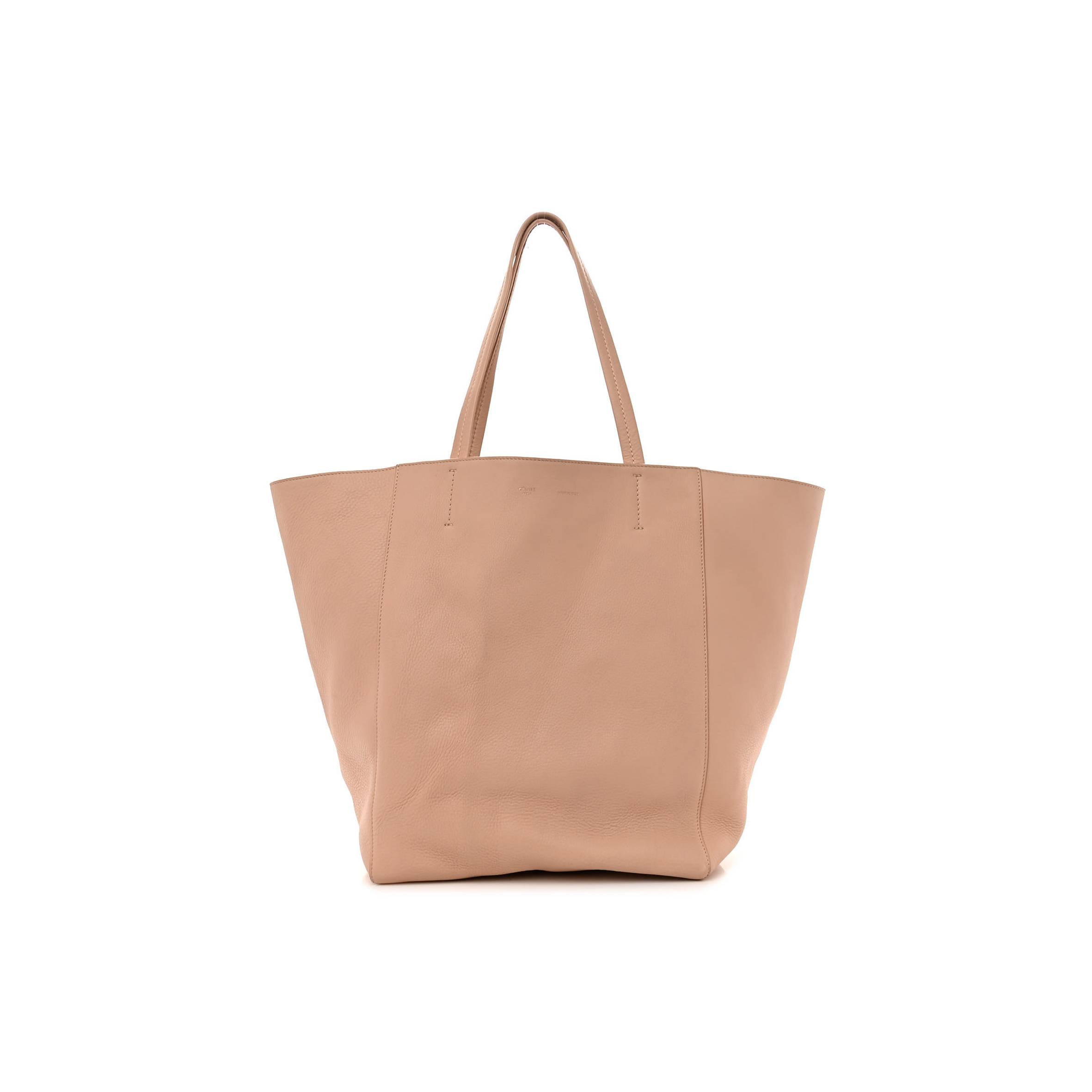 ce**e soft grained calfskin medium horizontal cabas phanT0m light blush (28*26*16cm)