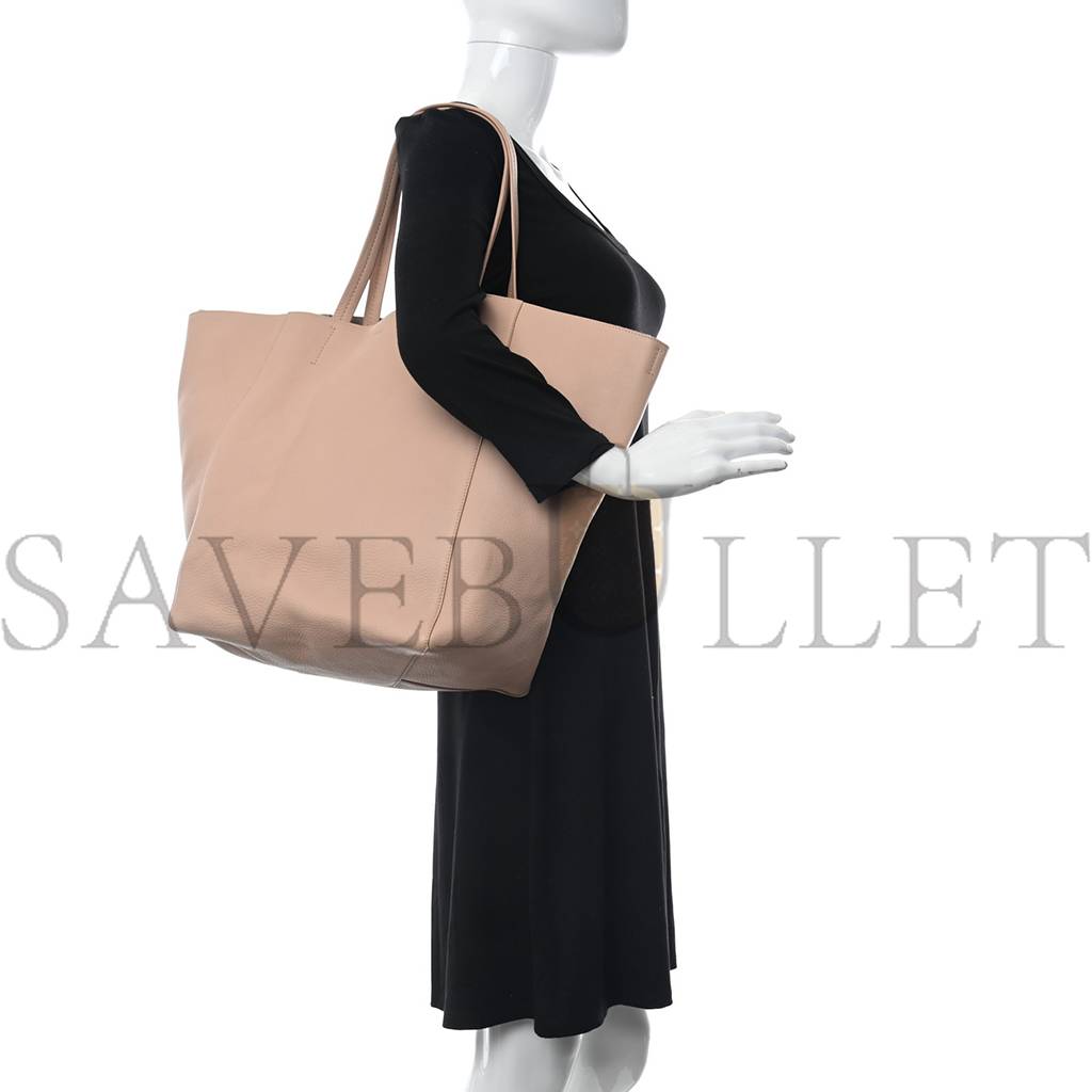 ce**e soft grained calfskin medium horizontal cabas phanT0m light blush (28*26*16cm)