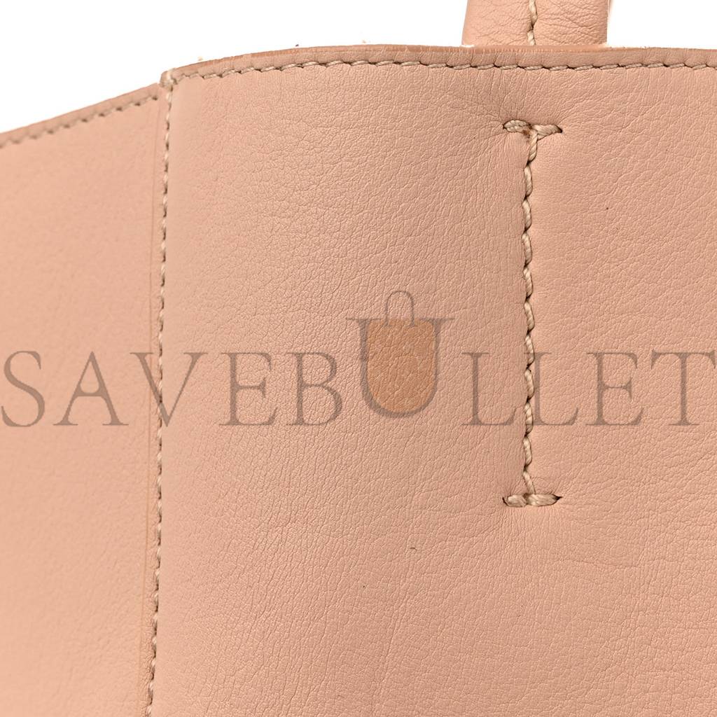ce**e soft grained calfskin medium horizontal cabas phanT0m light blush (28*26*16cm)