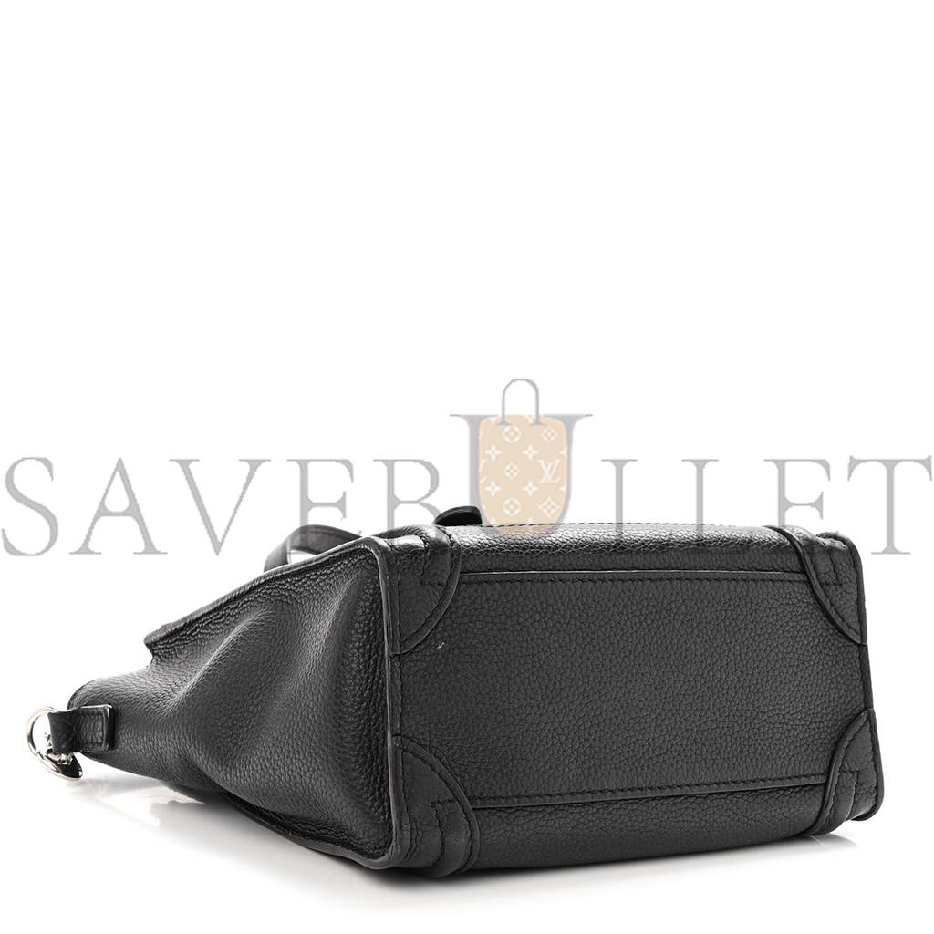 ce**e drummed calfskin nano lU*gage black (20*20*10cm)