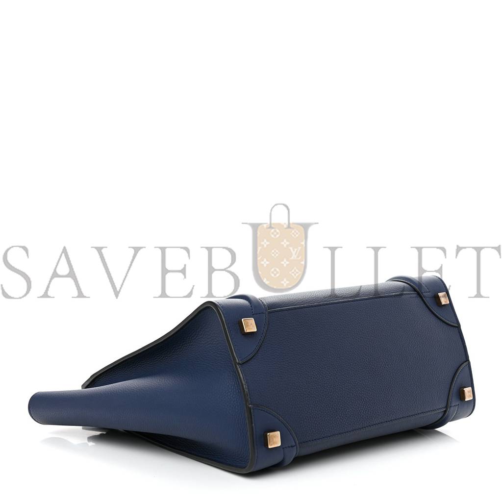ce**e drummed calfskin micro lU*gage marine (26*25*13cm)