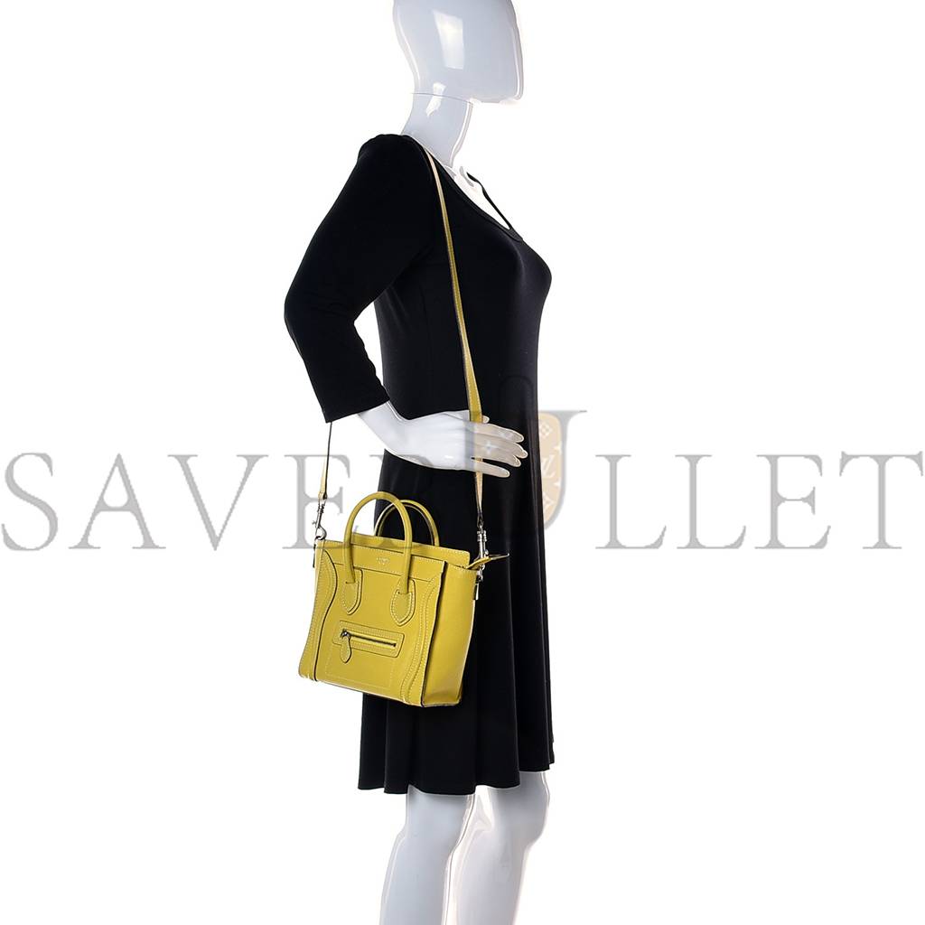 ce**e drummed calfskin nano lU*gage citron (20*19*10cm)